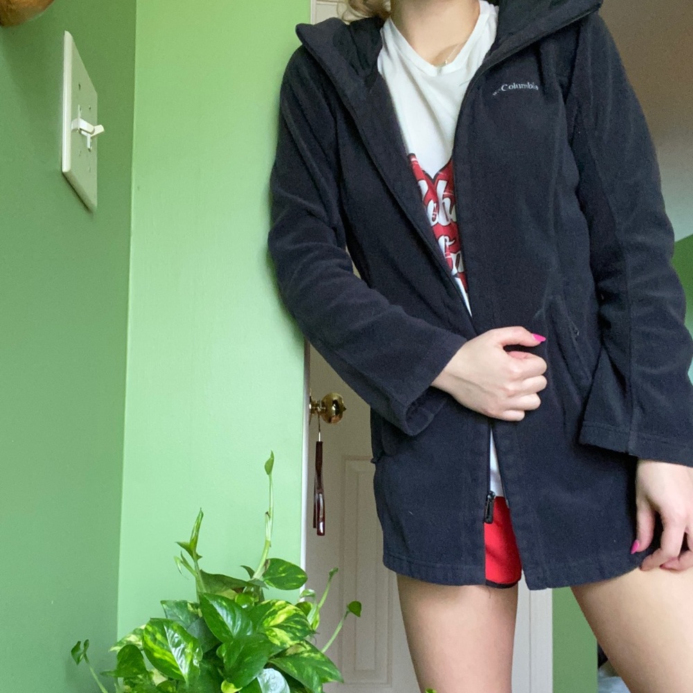 S Black Lightweight Columbia Hoodie/Jacket